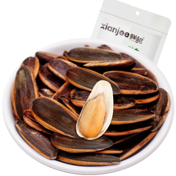 鮮記堅(jiān)果炒貨五香/焦糖/山核桃瓜子休閑零食五香葵花128g128g五香瓜子