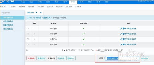 逐浪cms后臺系統中數據字典管理